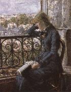 Hans Olaf Heyerdahl At the Window oil